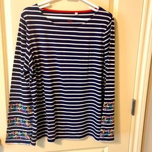 Size 14 Boden Striped Long Sleeve Breton